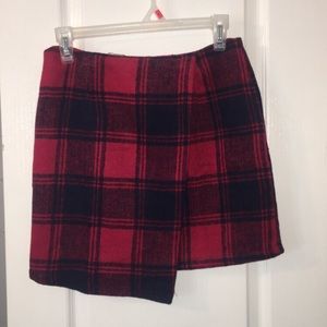 Plaid Miniskirt